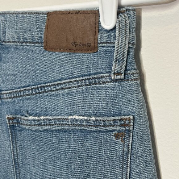 Madewell Women’s classic straight jeans size 25 high rise Cropped Blue Denim - Picture 10 of 13
